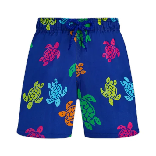 Turtle-Print Swim Shorts