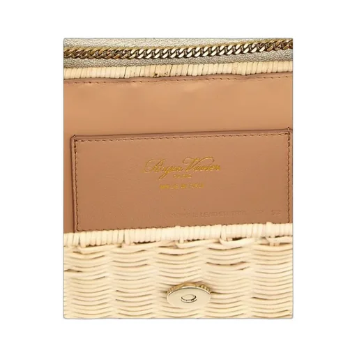 Roger Vivier Embellished Interwovened Top Handle Bag