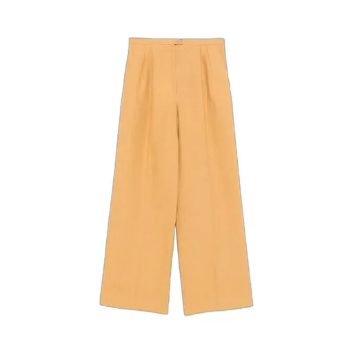 Linen Darted Trousers