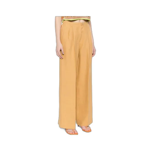 Linen Darted Trousers