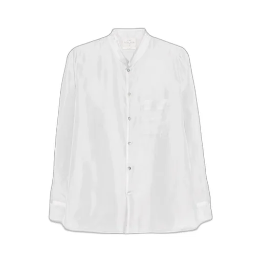 Mandarin–Collar Shirt In Silk
