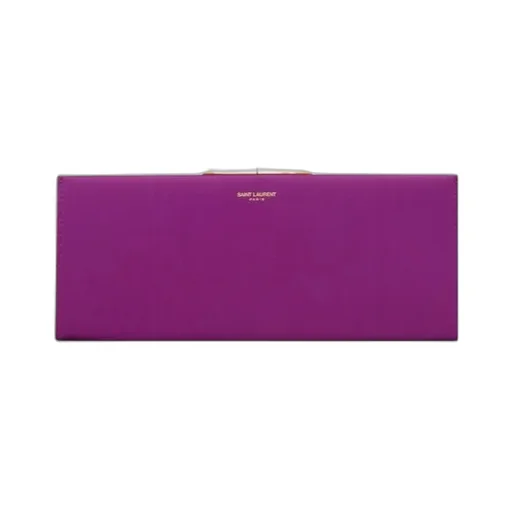Midnight Small Clutch In Satin