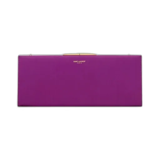 Midnight Small Clutch In Satin