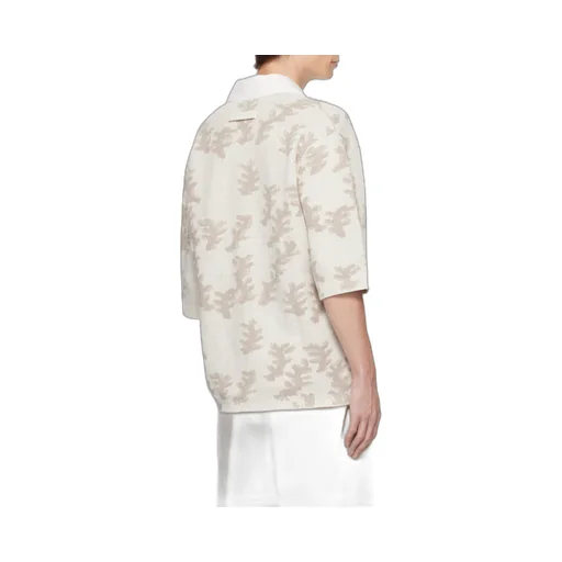 Zegna Oasi Lino Oversized Knitted Polo Shirt