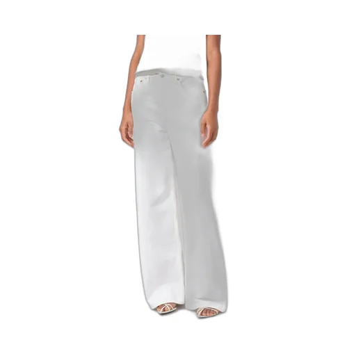 Dame High-Rise Wide-Leg Denim Trousers