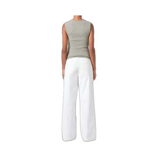 Dame High-Rise Wide-Leg Denim Trousers