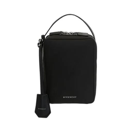 Givenchy Logo Hardware Double-Zip Pouch