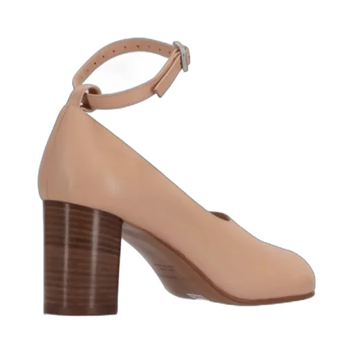Obliqua Block Heel Pumps