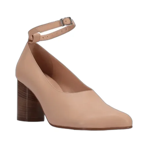Obliqua Block Heel Pumps