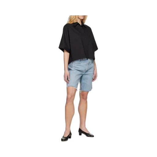 Agolde 90's Frayed Edge Denim Shorts