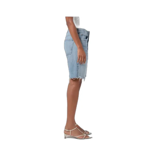 Agolde 90's Frayed Edge Denim Shorts