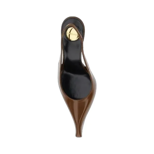 Saint Laurent Miller Pointed Toe Slingback Pumps