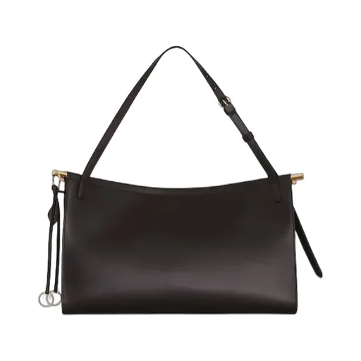 Le Click East West Large Bag In Leather