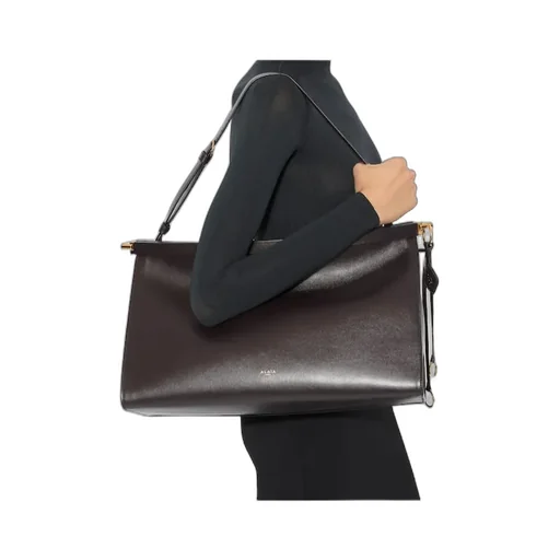 Le Click East West Large Bag In Leather