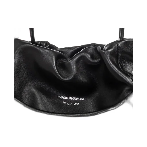 Emporio Armani Logo Stamp Drawstring Shoulder Bag