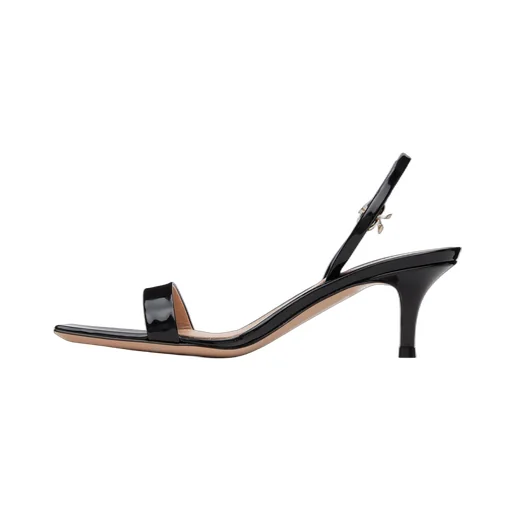 Ribbon Kitten High Heel Sandals