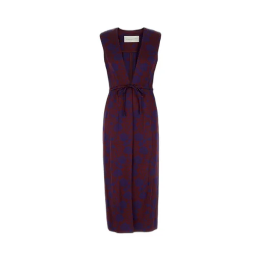 Dries Van Noten Sleeveless Drawstring Dress