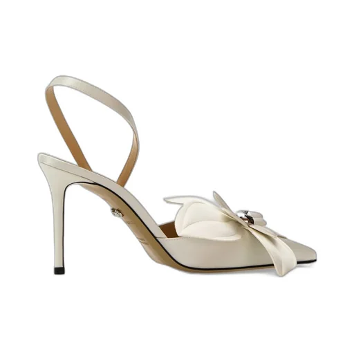 Mach & Mach Pointed Toe Slingback Pumps