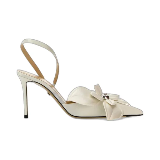 Mach & Mach Pointed Toe Slingback Pumps