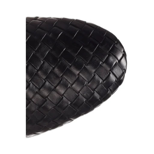 Black Woven Business Dress Shoes