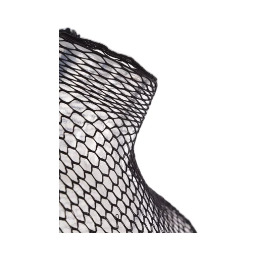 Rev Mock Neck Mesh Top