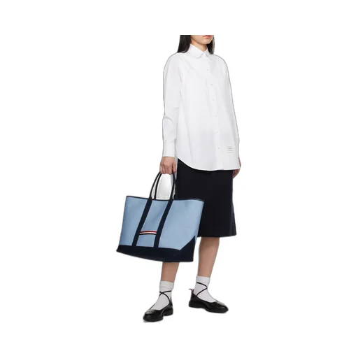 Thom Browne Asymmetric Hem Buttoned Shirt