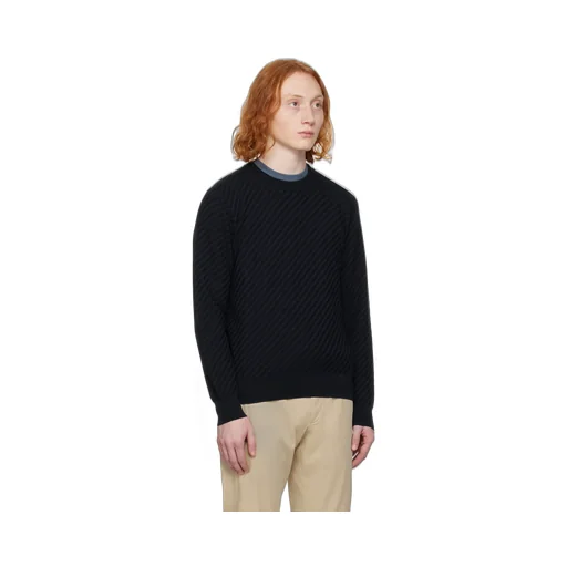 Brioni Trama Weave Crewneck Jumper