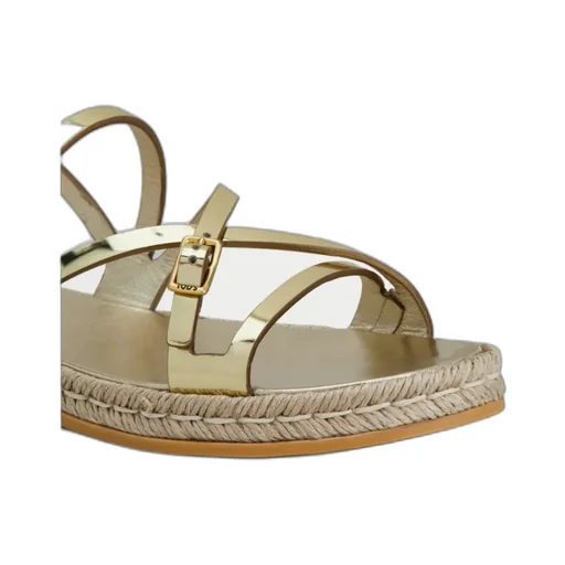 Metallic Strap Sandals