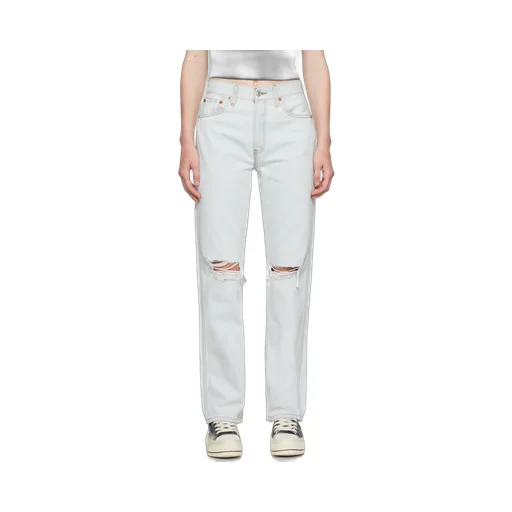 '90S Bleached High-Rise Jeans