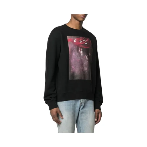 Arrows-Motif Printed Sweatshirt