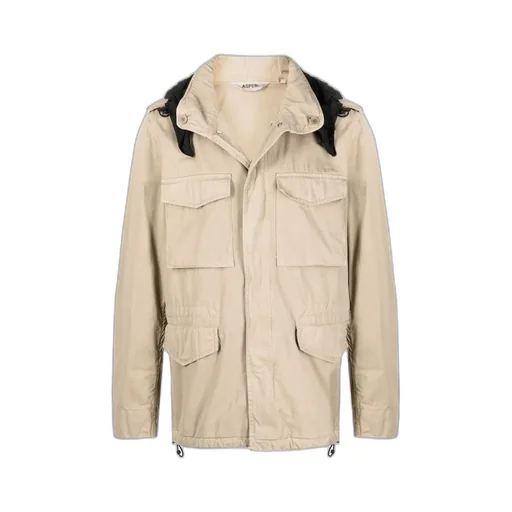 Concealed Hood Military Jacket