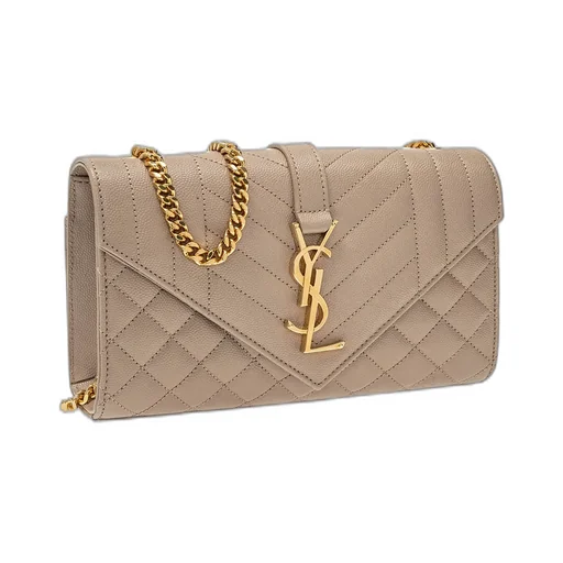 Saint Laurent Small Envelope Quilted Crossbody Bag