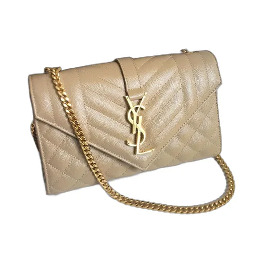 Saint Laurent Small Envelope Quilted Crossbody Bag