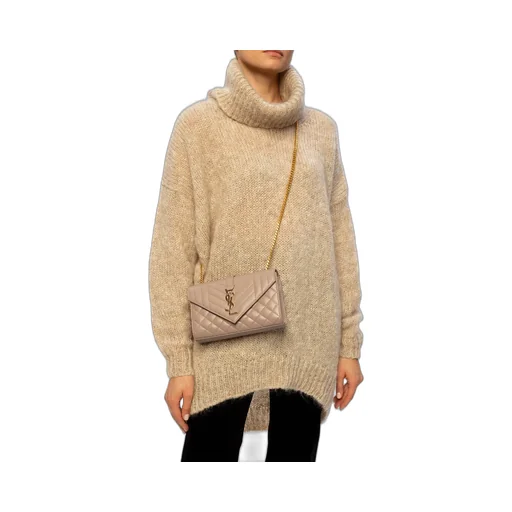 Saint Laurent Small Envelope Quilted Crossbody Bag