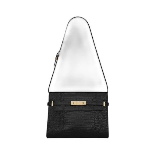 Saint Laurent Manhattan Embossed Shoulder Bag