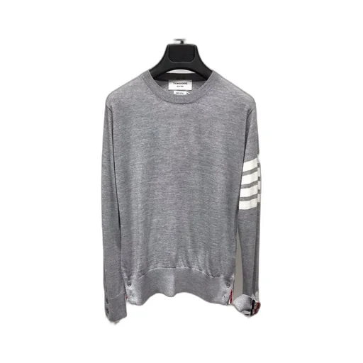 Thom Browne 4-Bar Striped Sweater