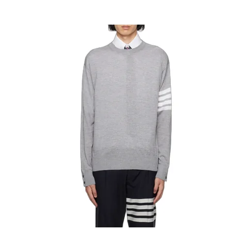 Thom Browne 4-Bar Striped Sweater