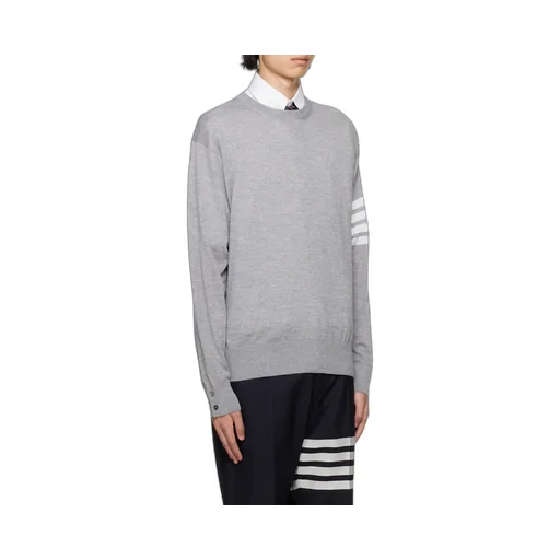 Thom Browne 4-Bar Striped Sweater