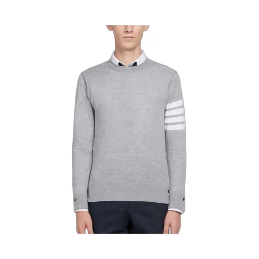 Thom Browne 4-Bar Striped Sweater