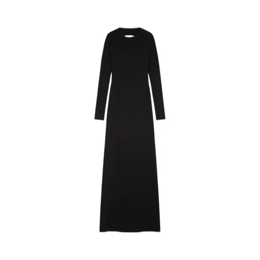 Cut-Out Long-Sleeve Maxi Dress