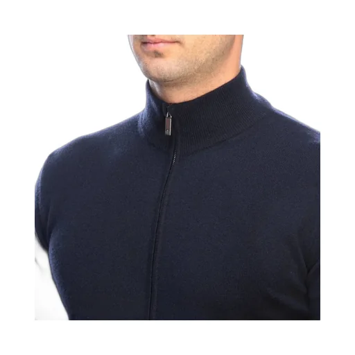 Zip-Up Long-Sleeve Cardigan