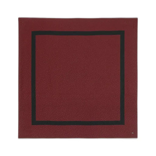 Flower Dotted Silk Jacquard Square Scarf