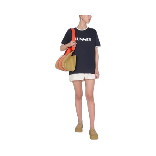Sunnei Logo Patch Shorts