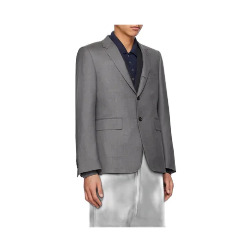 Thom Browne Super 120S Single-Breasted Tailored Blazer
