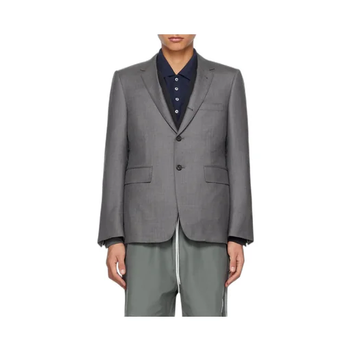 Thom Browne Super 120S Single-Breasted Tailored Blazer