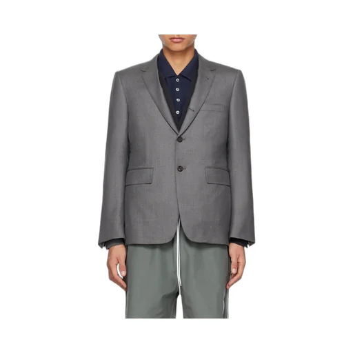 Thom Browne Super 120S Single-Breasted Tailored Blazer