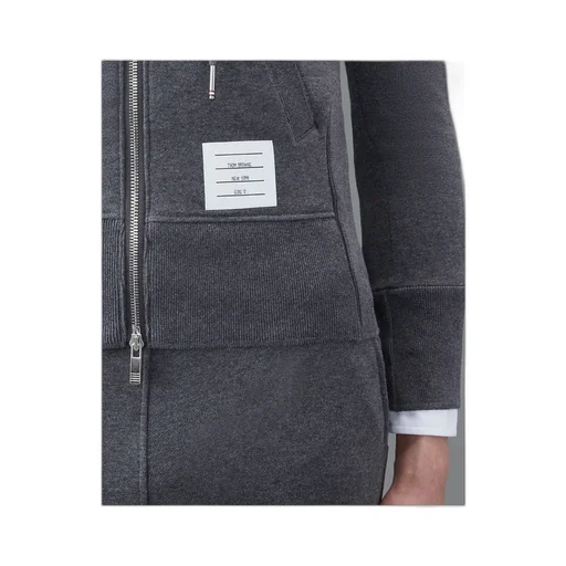 Thom Browne 4-Bar Striped Zipped Jacket