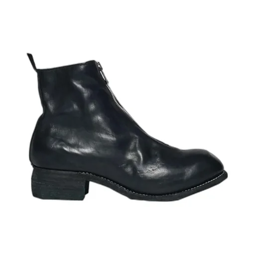 Front Zip Ankle Boots