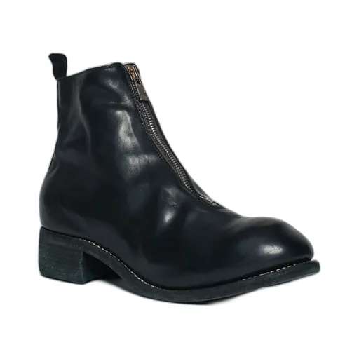 Front Zip Ankle Boots