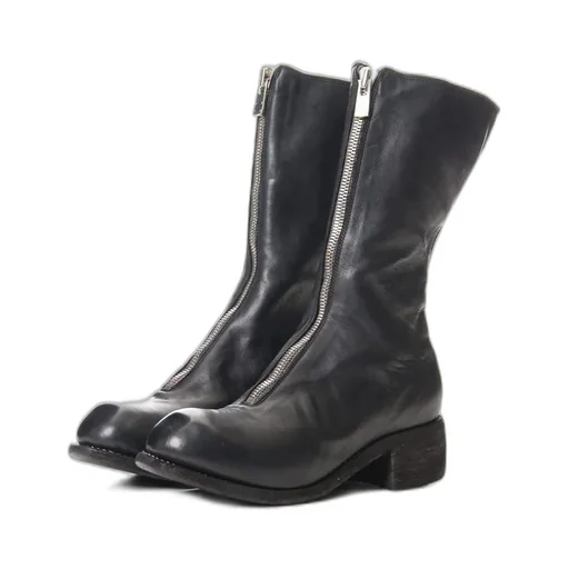 Pl9 Front Zipper Boots